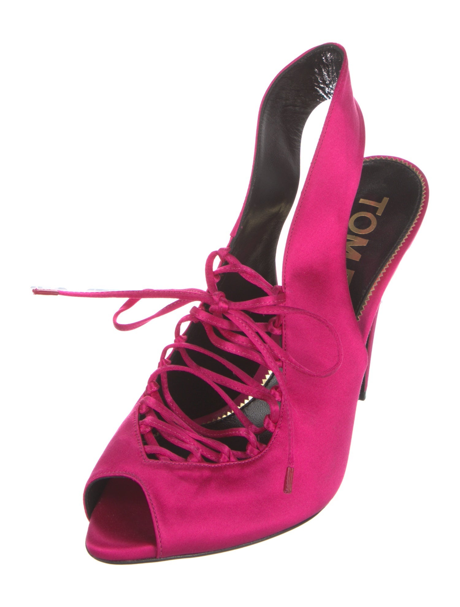 Tom Ford Satin Slingback Sandals