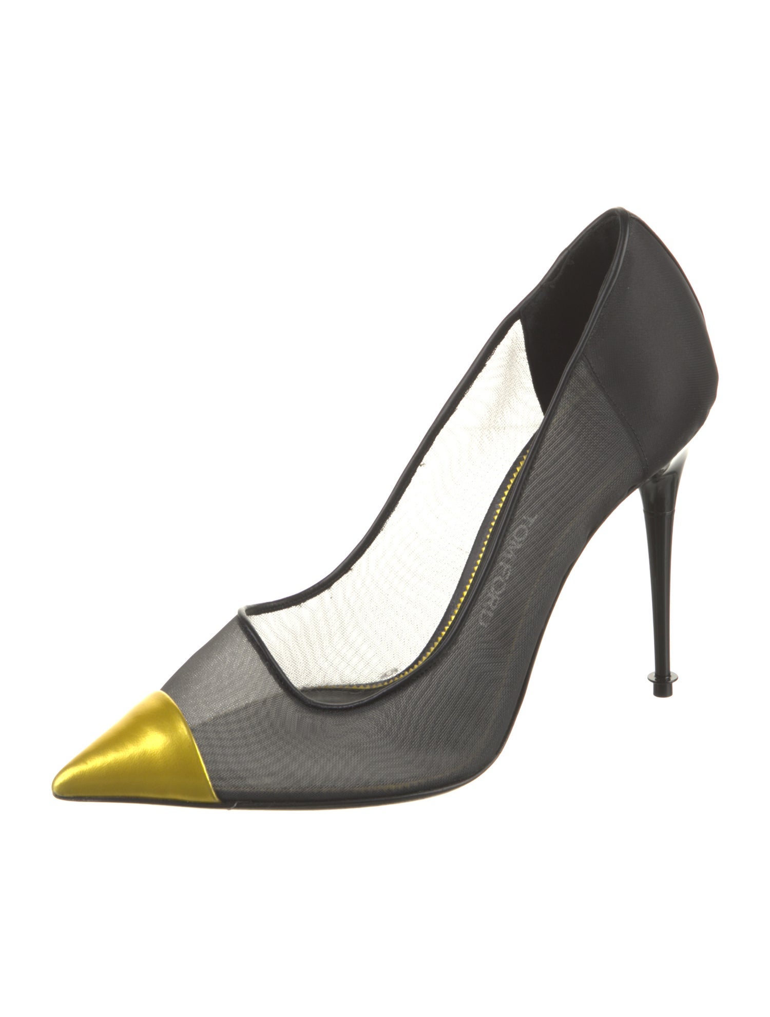 Tom Ford Mesh Colorblock Pattern Pumps