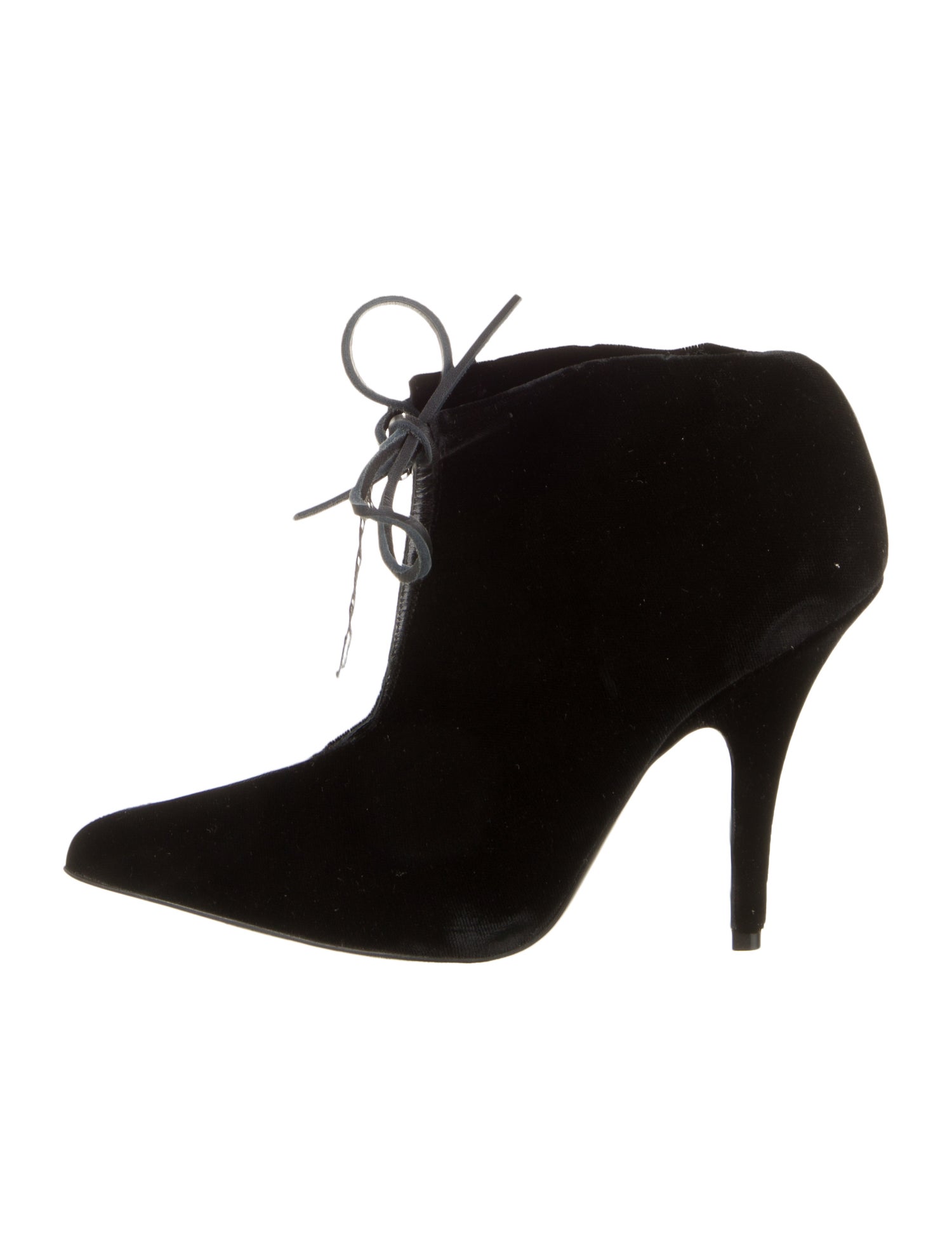 Tom Ford Velvet Lace-Up Boots