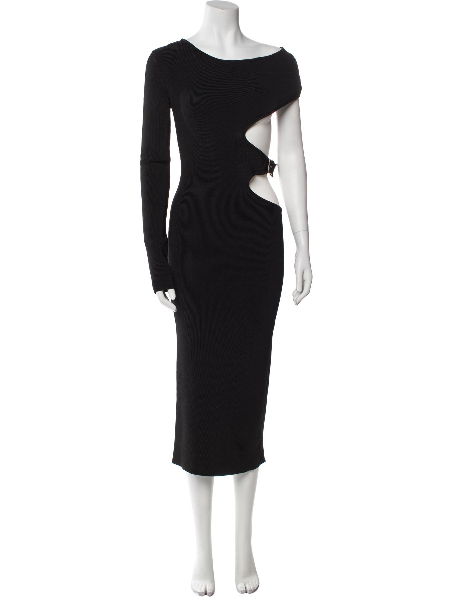 Tom Ford Bateau Neckline Midi Length Dress
