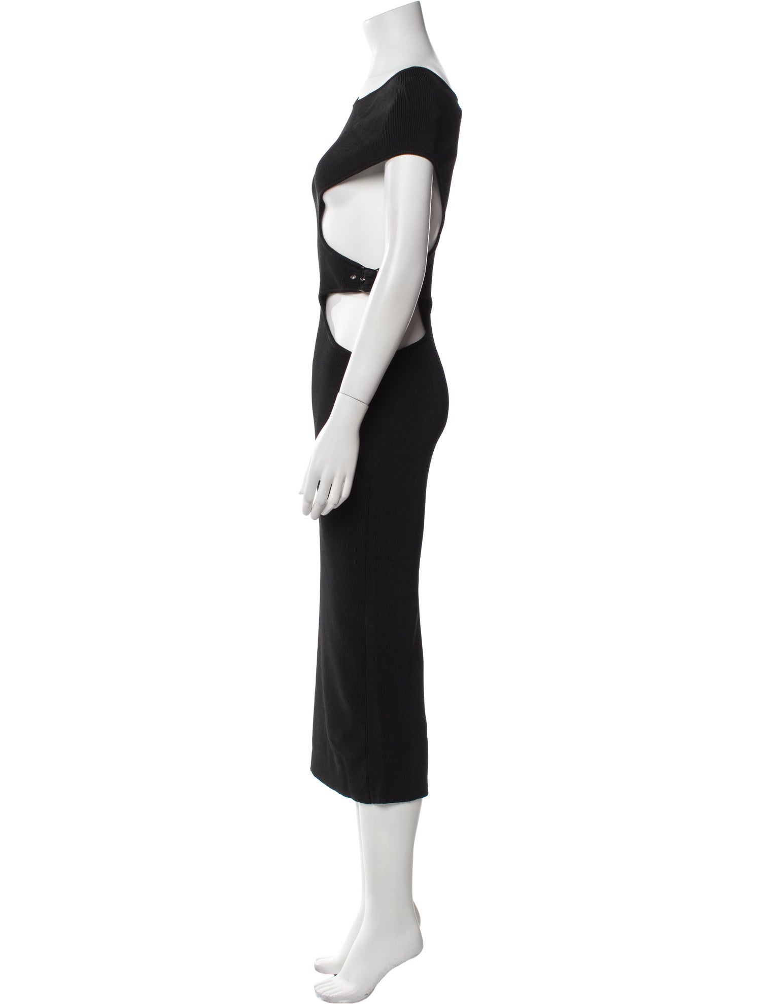 Tom Ford Bateau Neckline Midi Length Dress