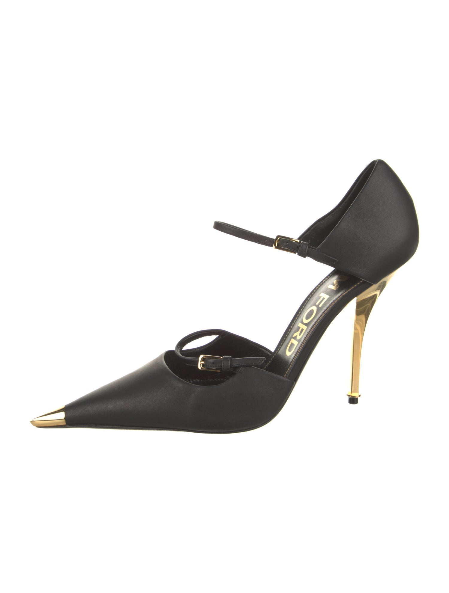 Tom Ford Leather D'Orsay Pumps