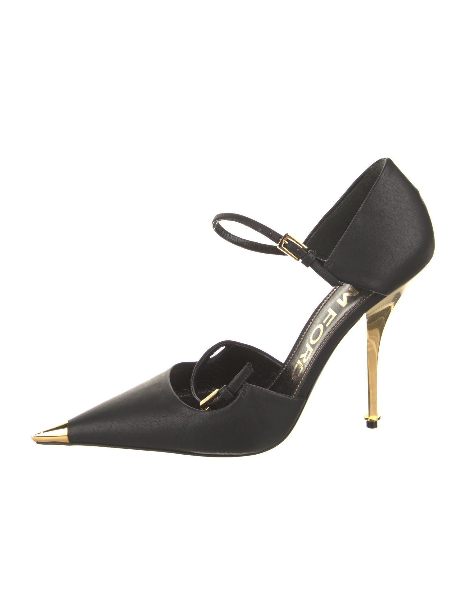 Tom Ford Leather D'Orsay Pumps