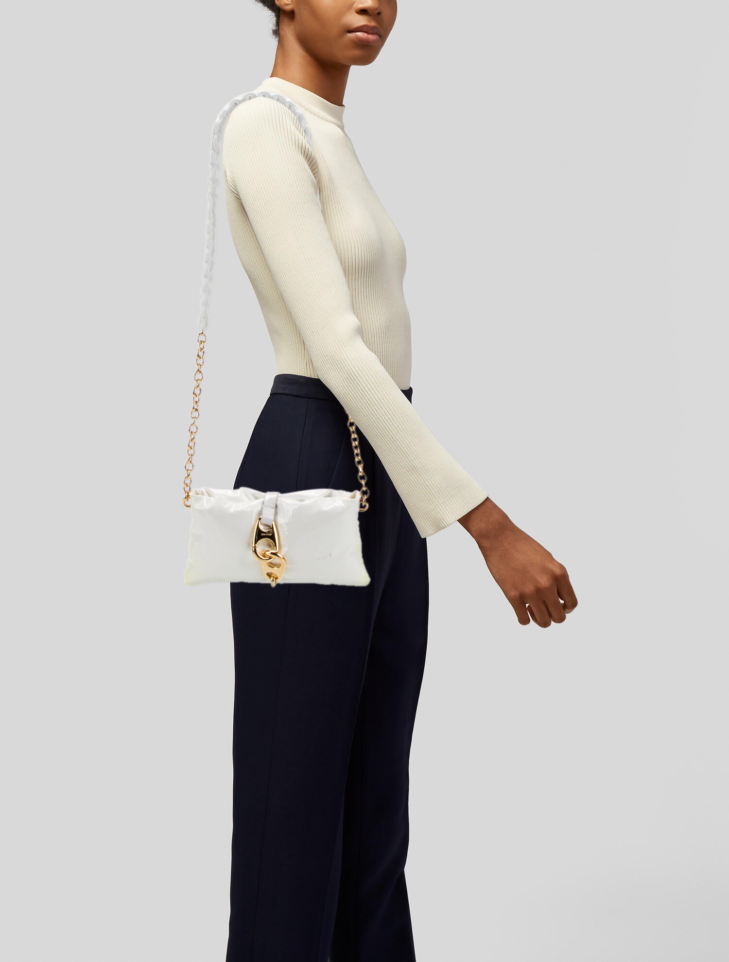 Tom Ford Patent Leather Shoulder Bag