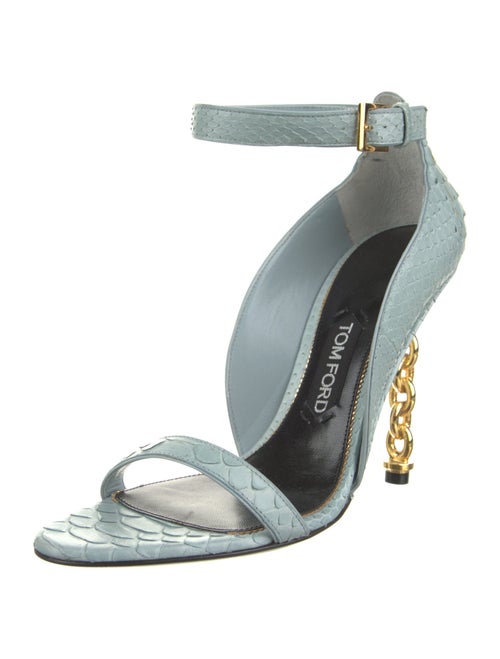 Tom Ford Python Animal Print Sandals