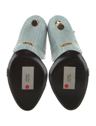 Tom Ford Python Animal Print Sandals