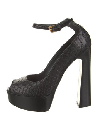 Tom Ford Python Printed Pumps