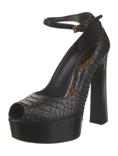Tom Ford Python Printed Pumps