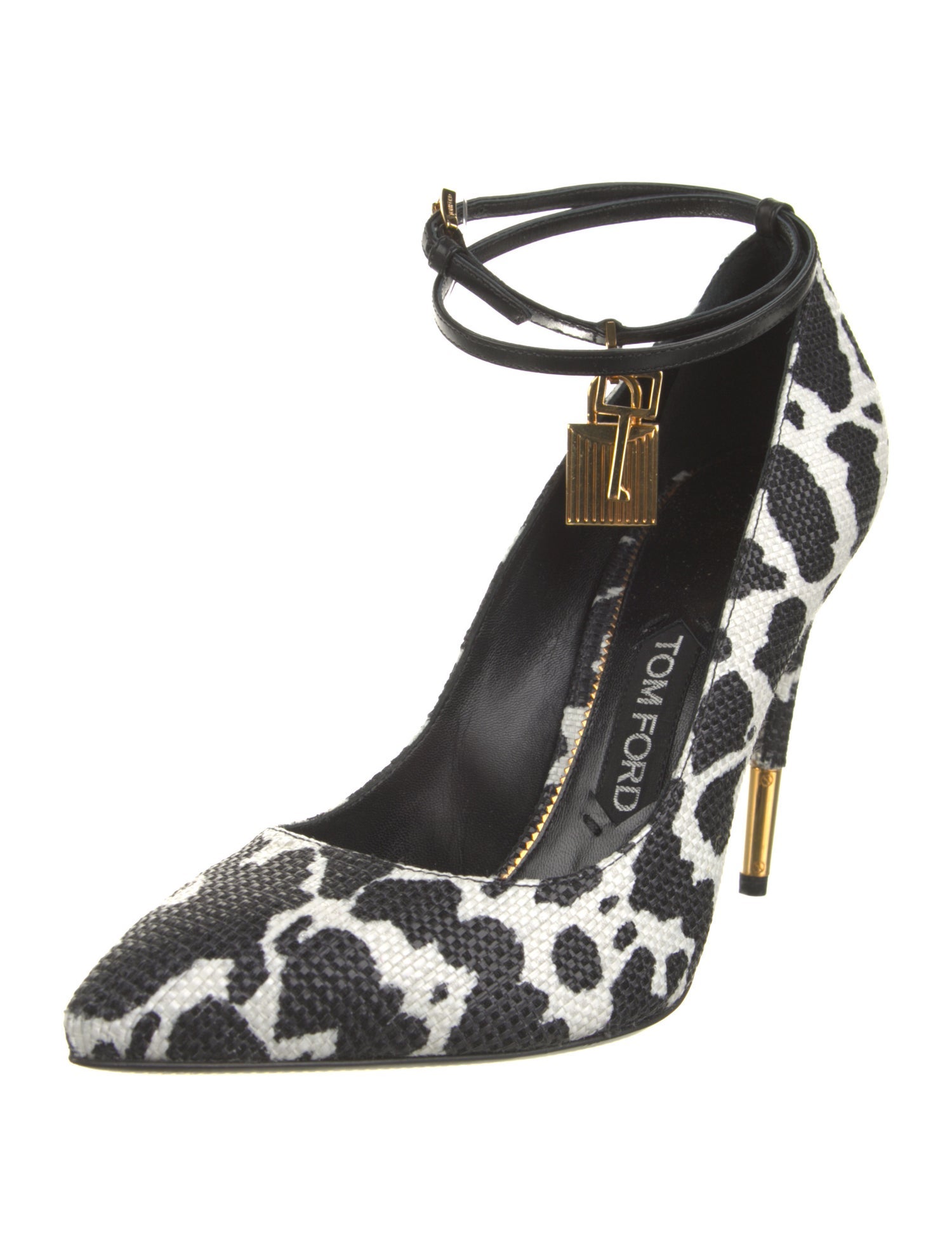 Tom Ford Canvas Printed Pumps
