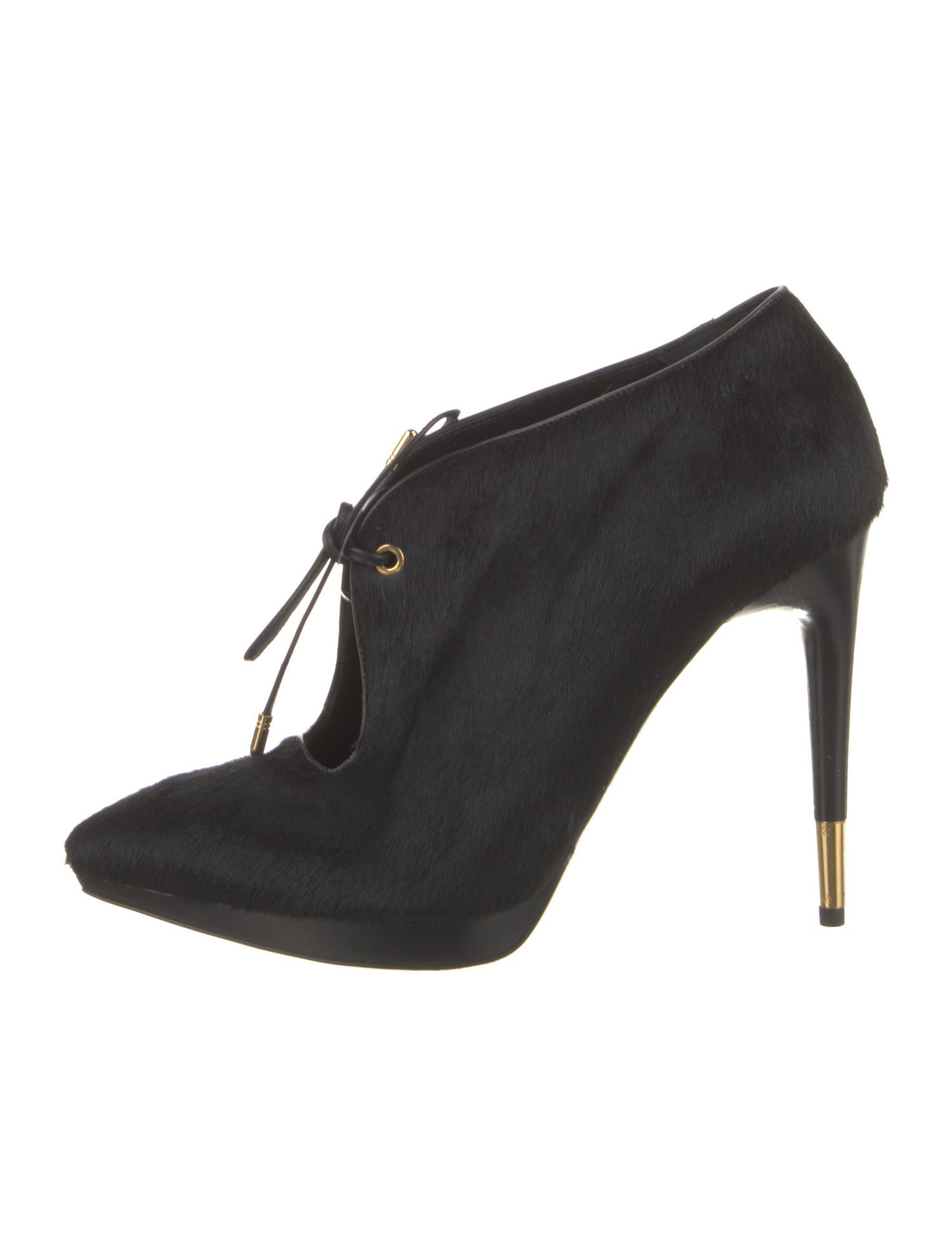 Tom Ford Ponyhair Leather Trim Embellishment Pumps