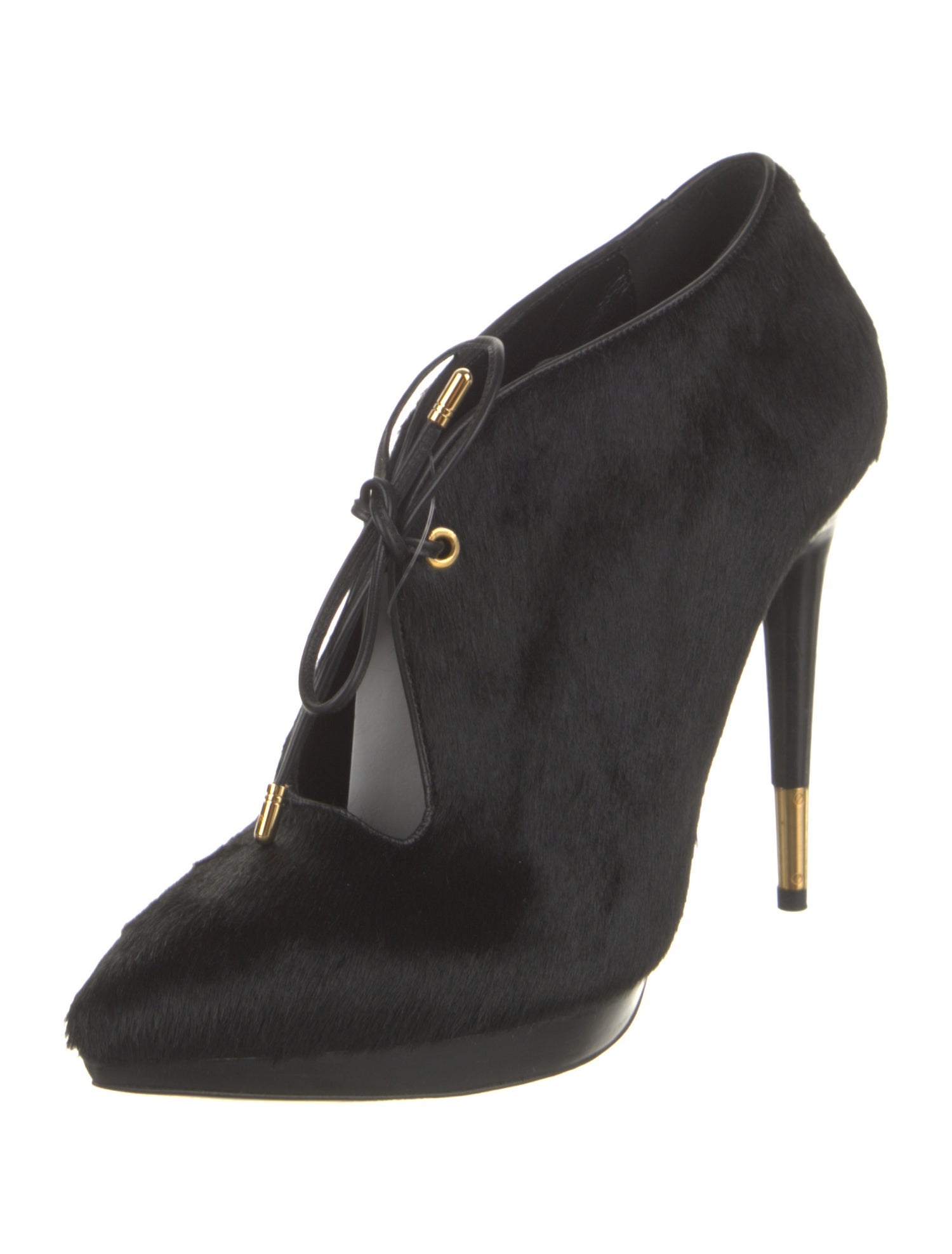 Tom Ford Ponyhair Leather Trim Embellishment Pumps