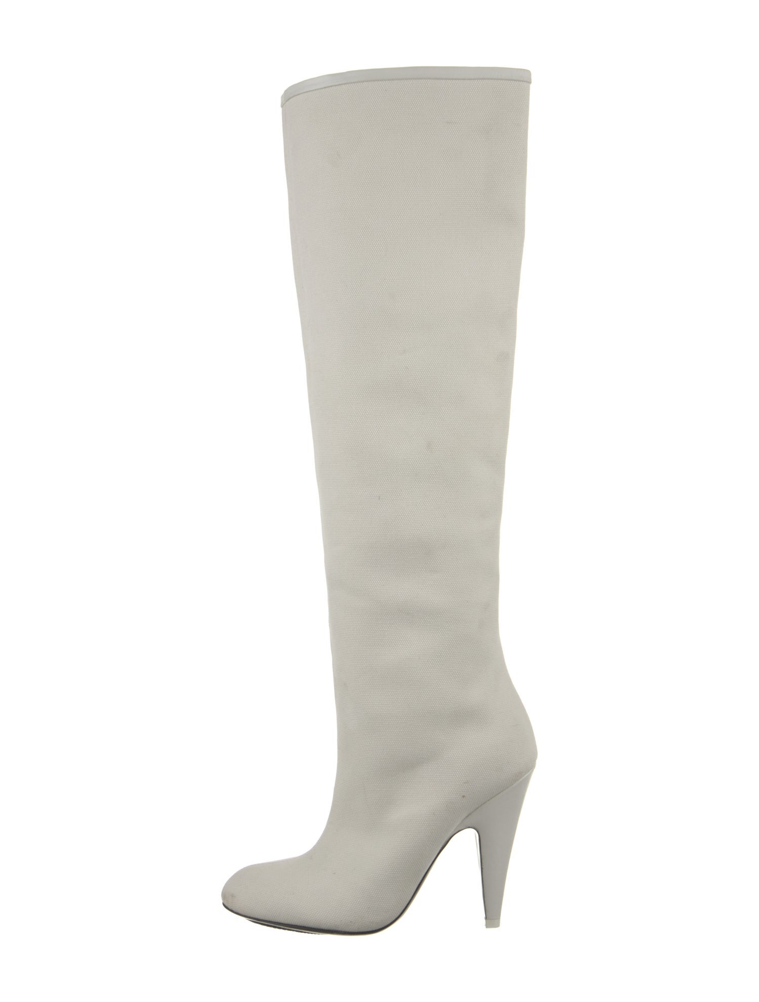 Tom Ford Canvas Leather Trim Embellishment Boots