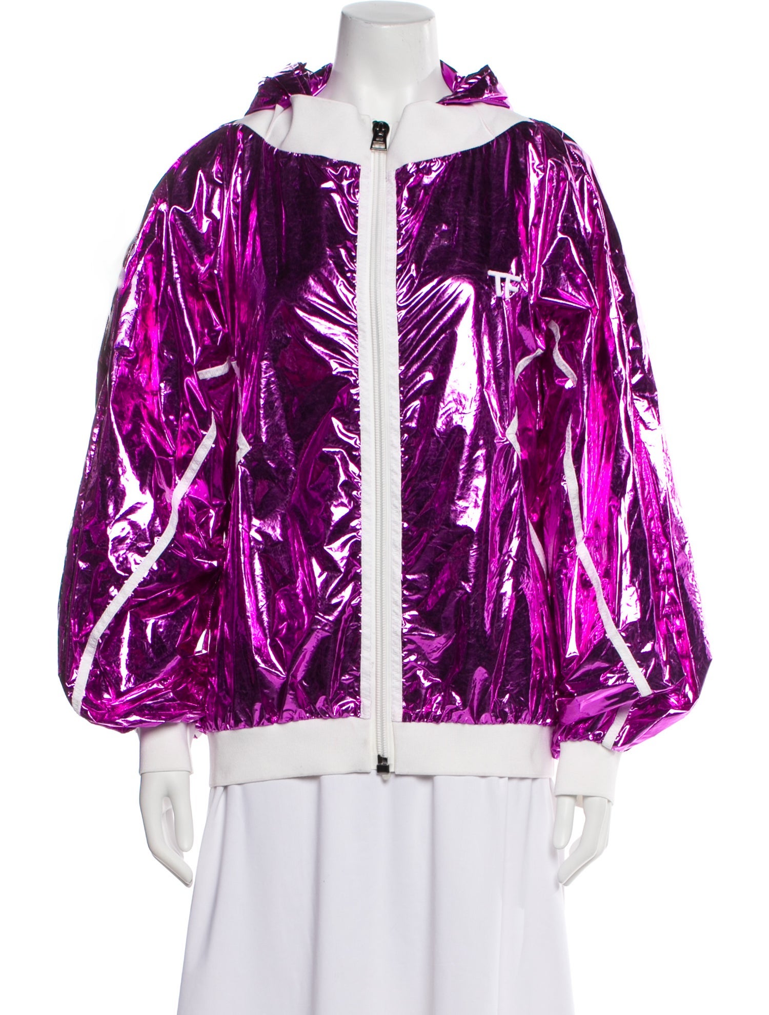 Tom Ford Nylon Colorblock Pattern Jacket