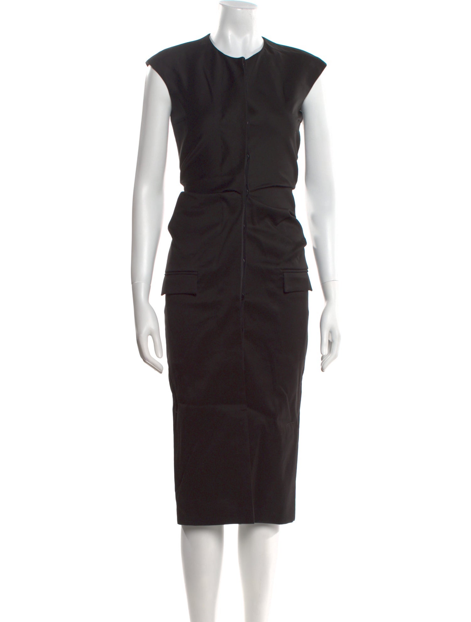 Tom Ford Crew Neck Midi Length Dress