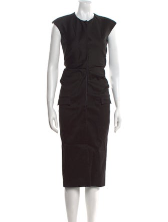 Tom Ford Crew Neck Midi Length Dress