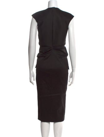 Tom Ford Crew Neck Midi Length Dress