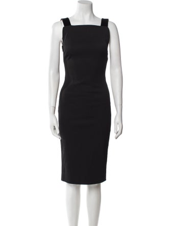 Tom Ford Square Neckline Midi Length Dress