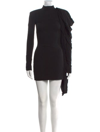 Tom Ford Mock Neck Mini Dress
