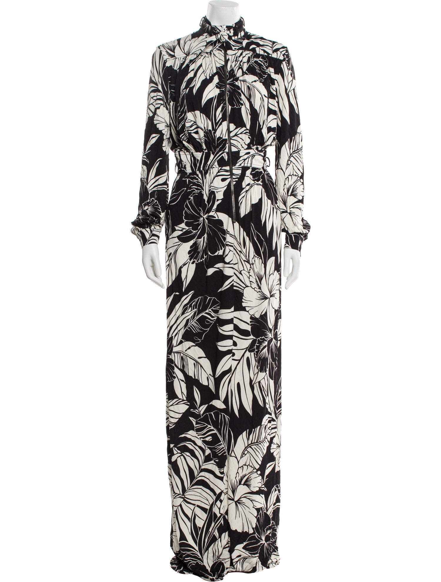 Tom Ford Printed Mock Neck Jumpsuit