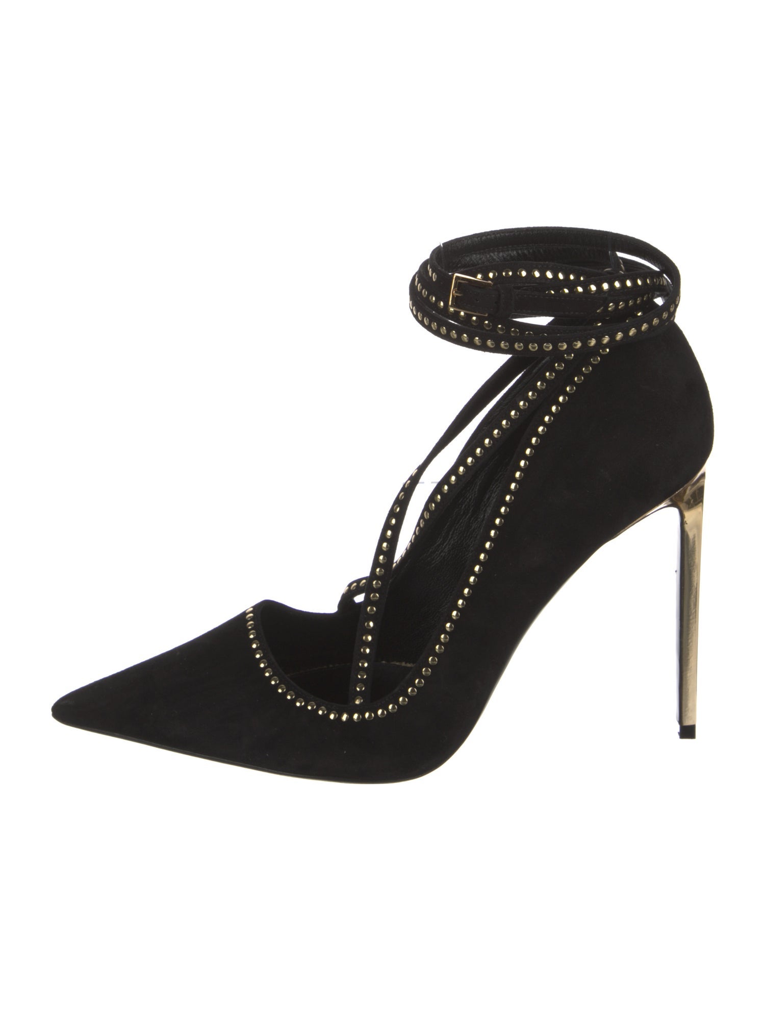 Tom Ford Velvet Studded Accents Pumps