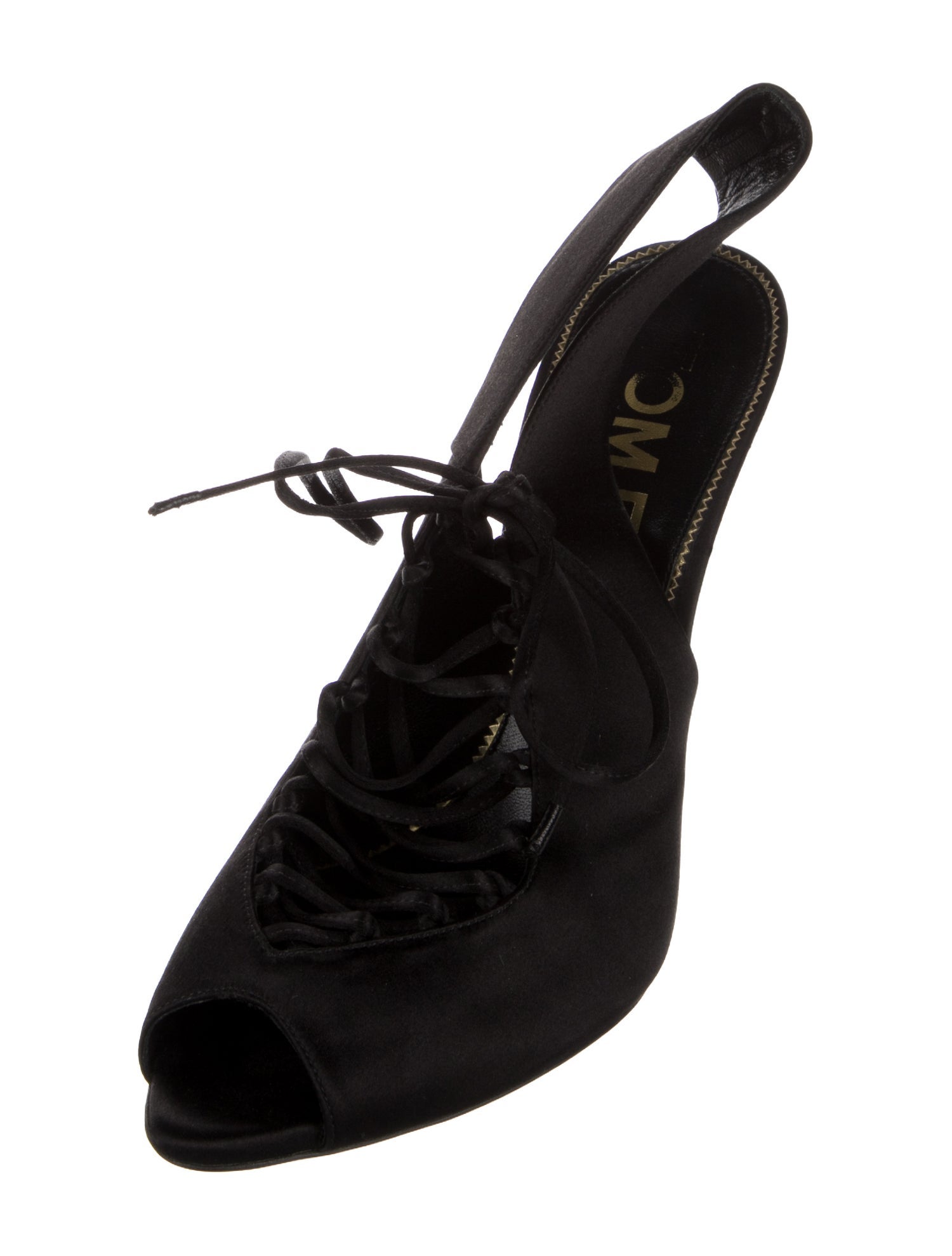 Tom Ford Satin Slingback Sandals