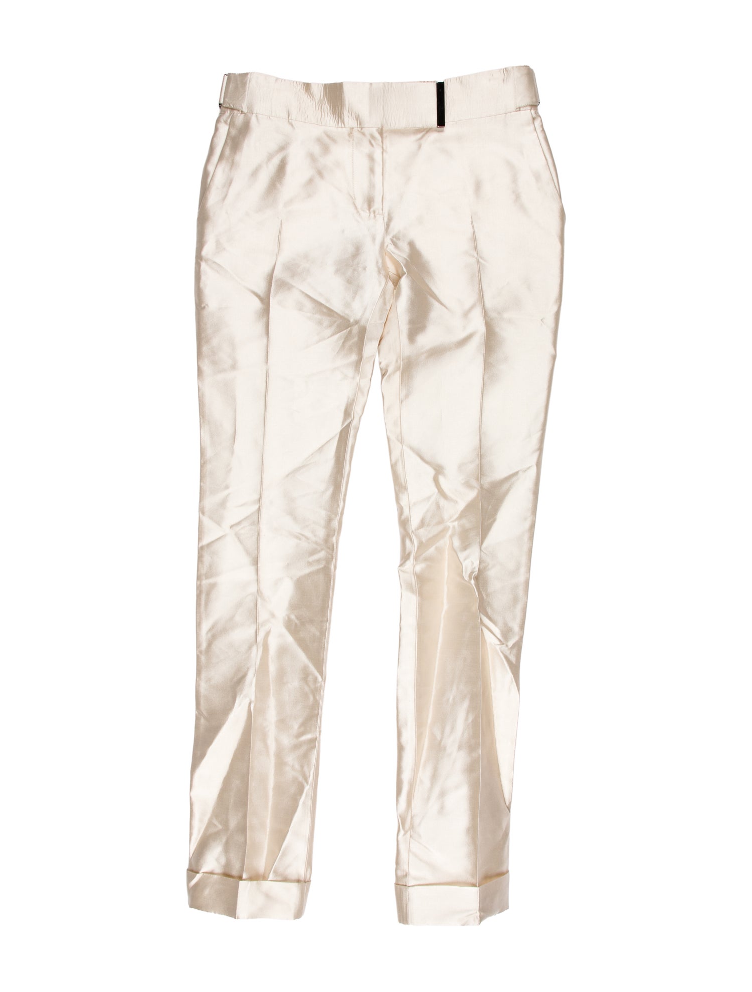 Tom Ford Silk Straight Leg Pants