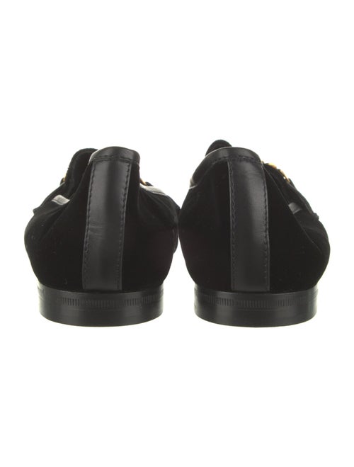 Tom Ford Velvet Chain-Link Accents Loafers