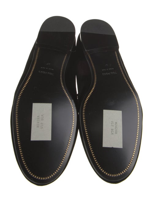 Tom Ford Velvet Chain-Link Accents Loafers