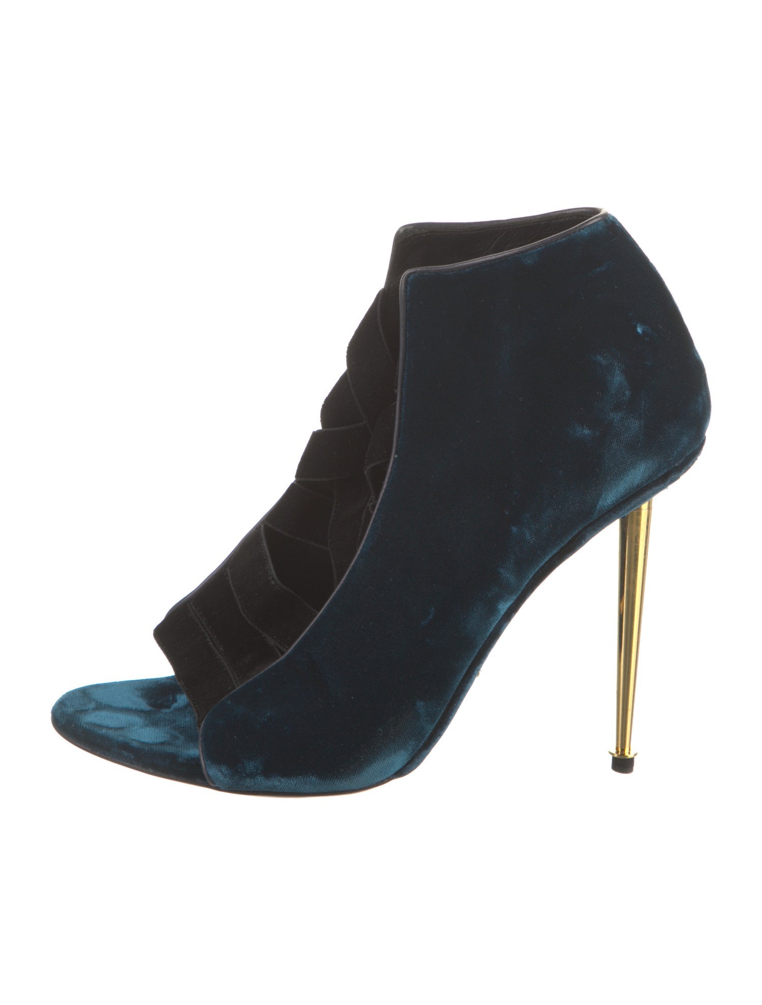 Tom Ford Velvet Lace-Up Boots