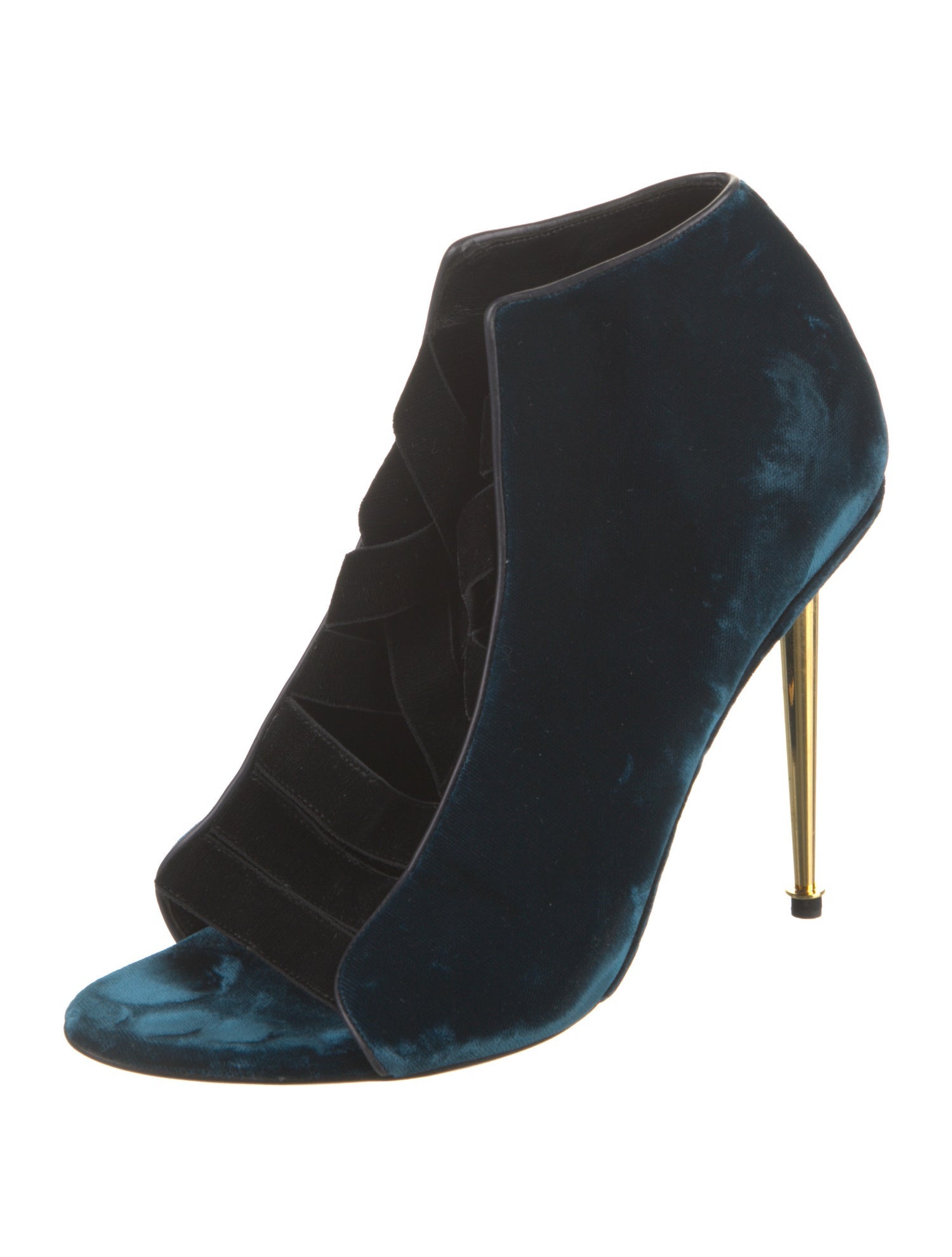 Tom Ford Velvet Lace-Up Boots