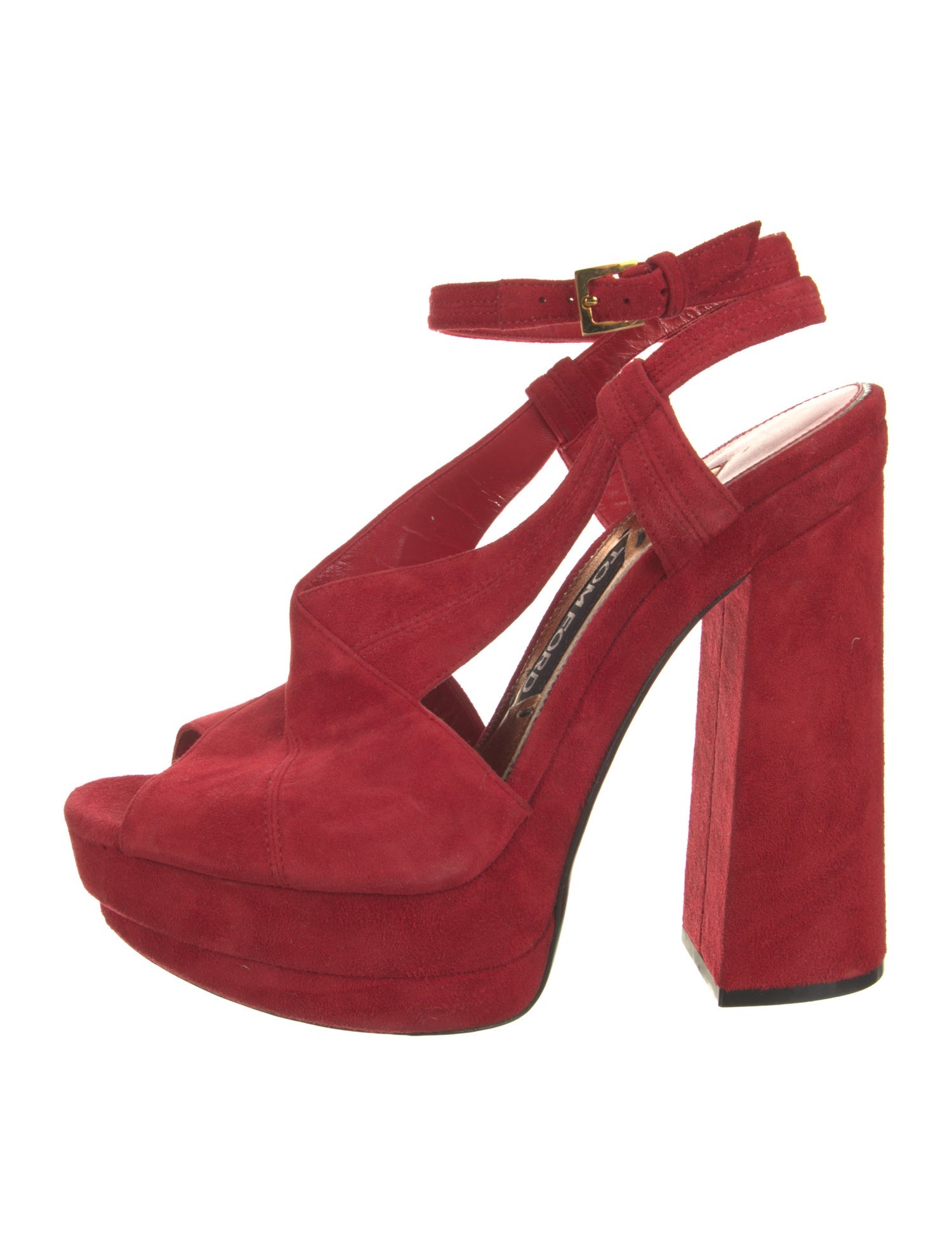 Tom Ford Suede Slingback Sandals