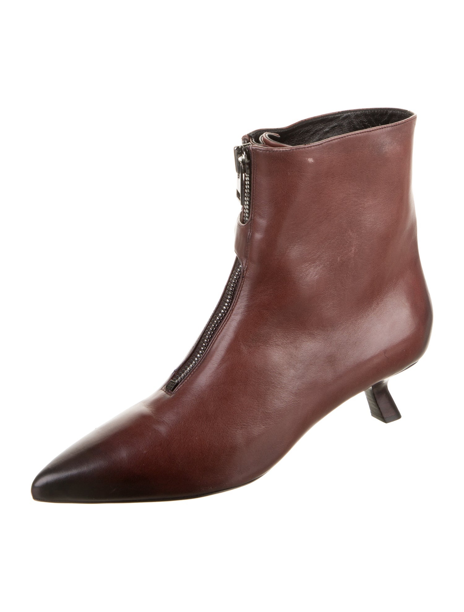 Tom Ford Leather Lace-Up Boots