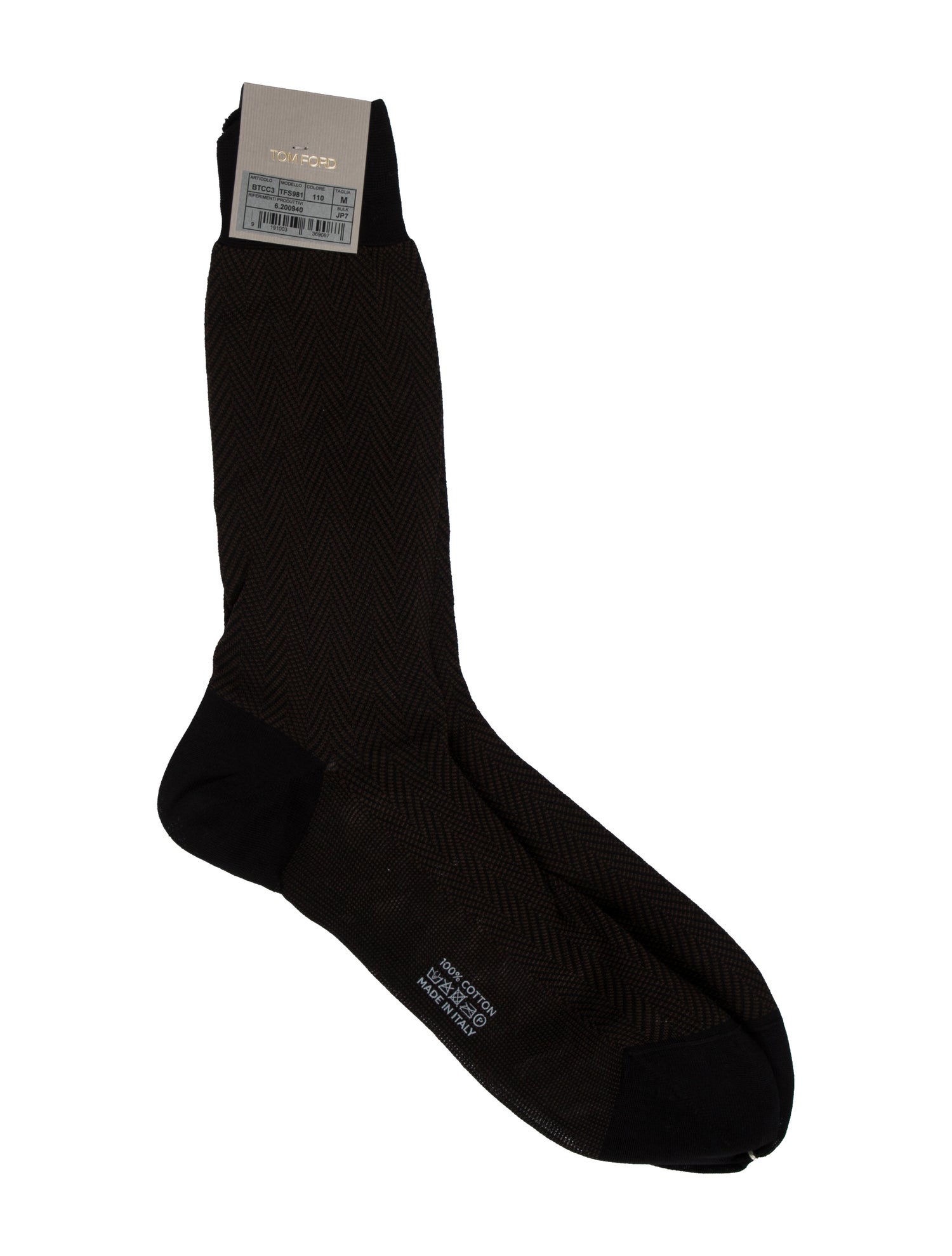 Tom Ford Embroidery Rib Socks