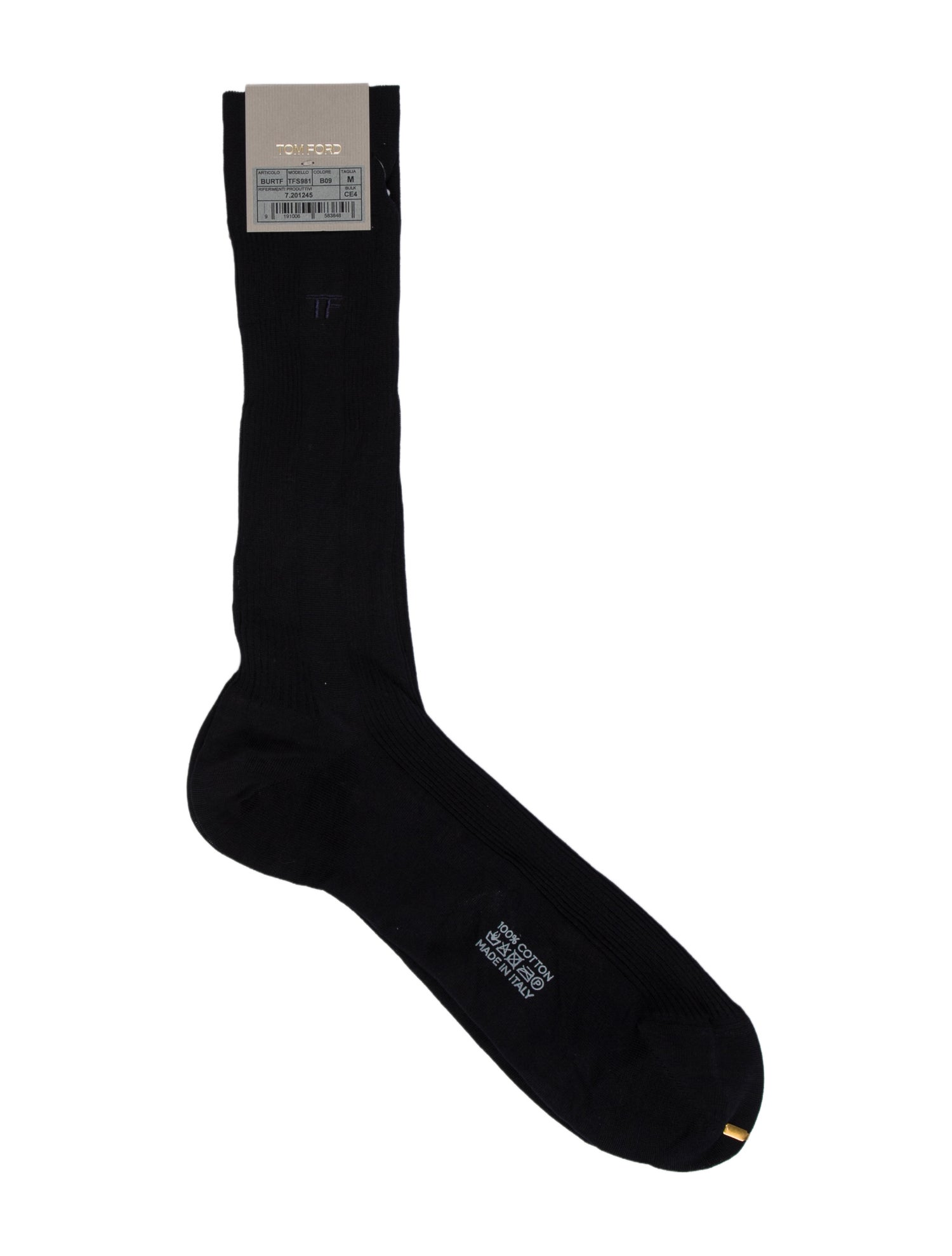 Tom Ford Embroidery Rib Socks