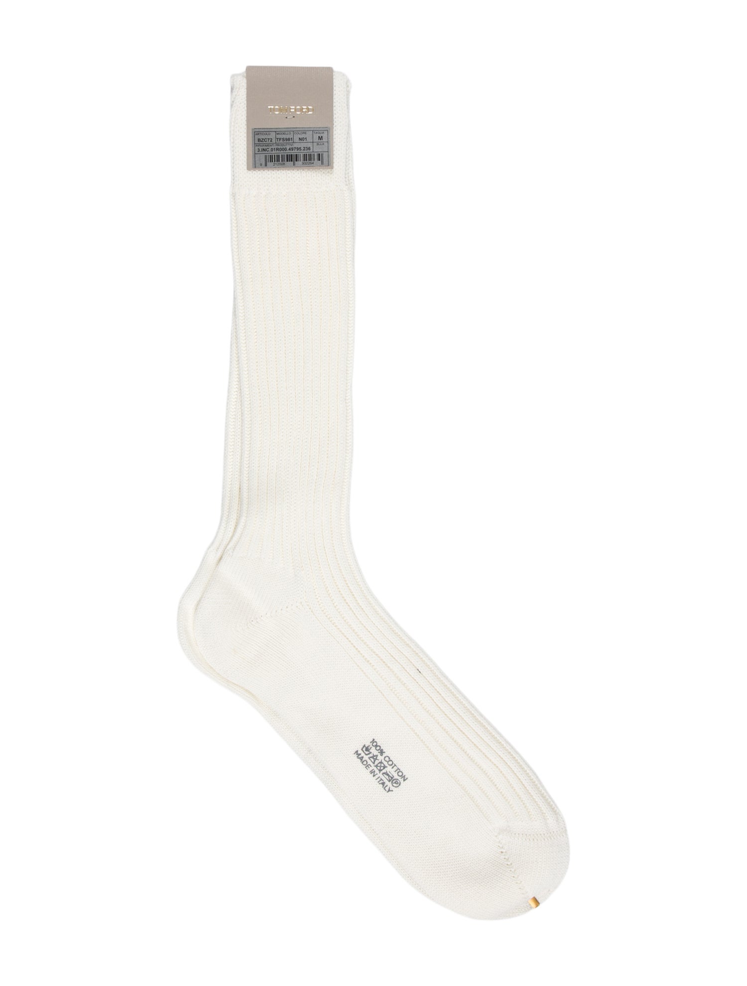 Tom Ford Embroidery Rib Socks
