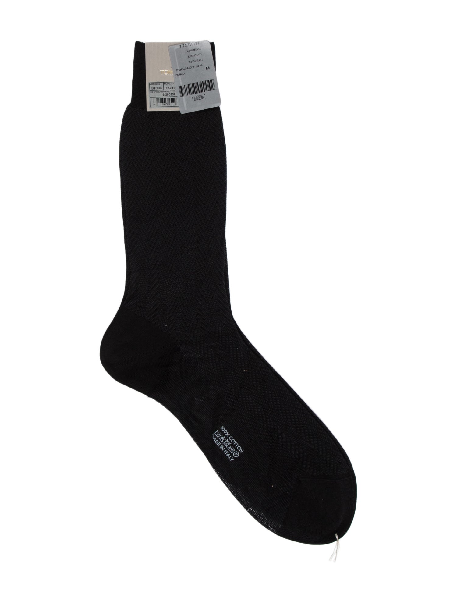 Tom Ford Embroidery Rib Socks