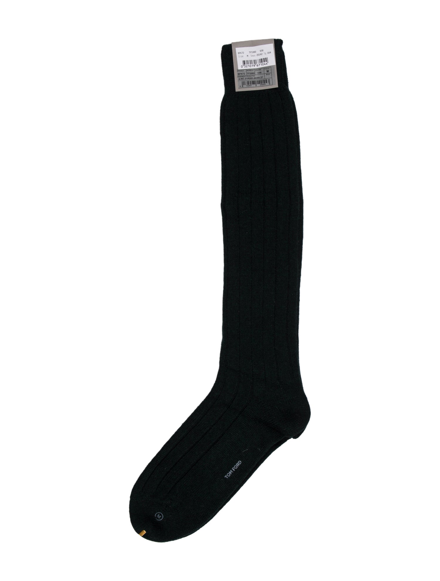 Tom Ford Embroidery Rib Socks