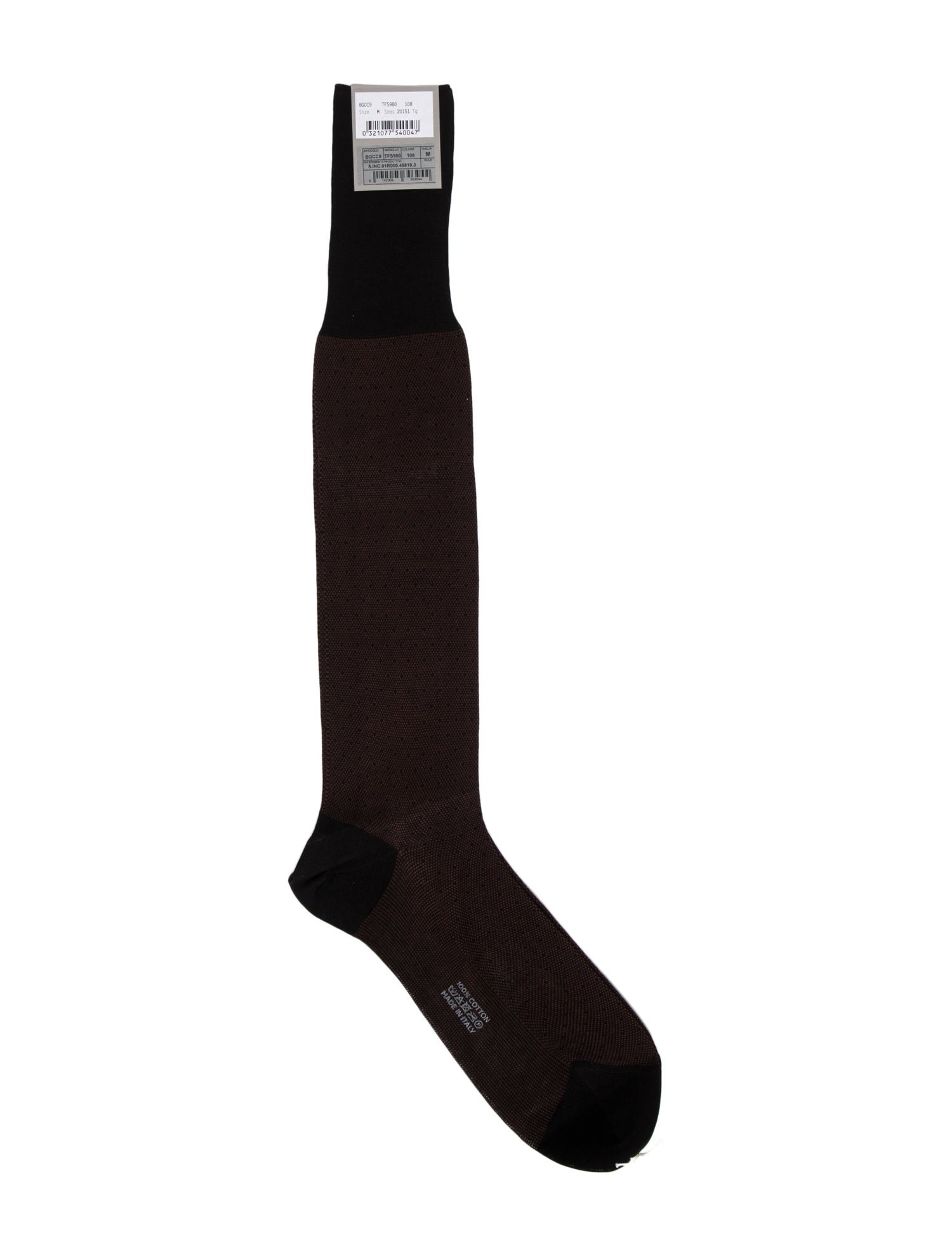 Tom Ford Embroidery Rib Socks