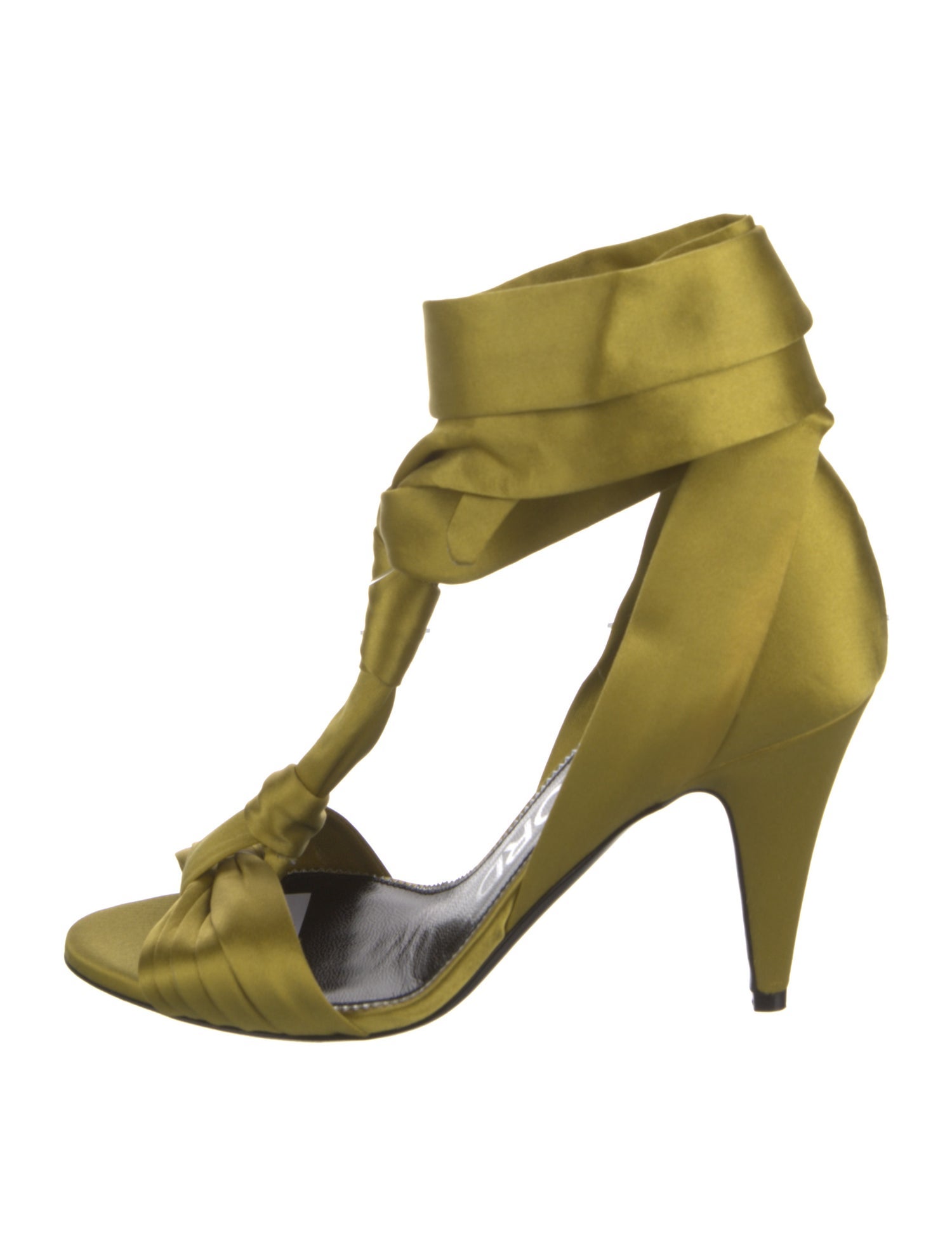 Tom Ford Satin T-Strap Sandals