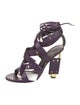 Tom Ford Python Animal Print Gladiator Sandals