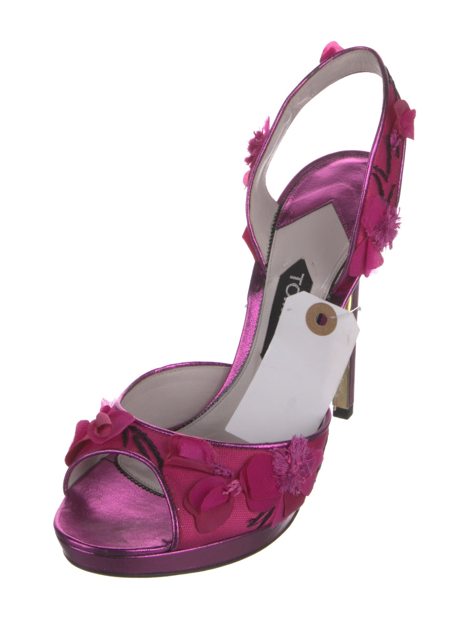 Tom Ford Canvas Slingback Sandals