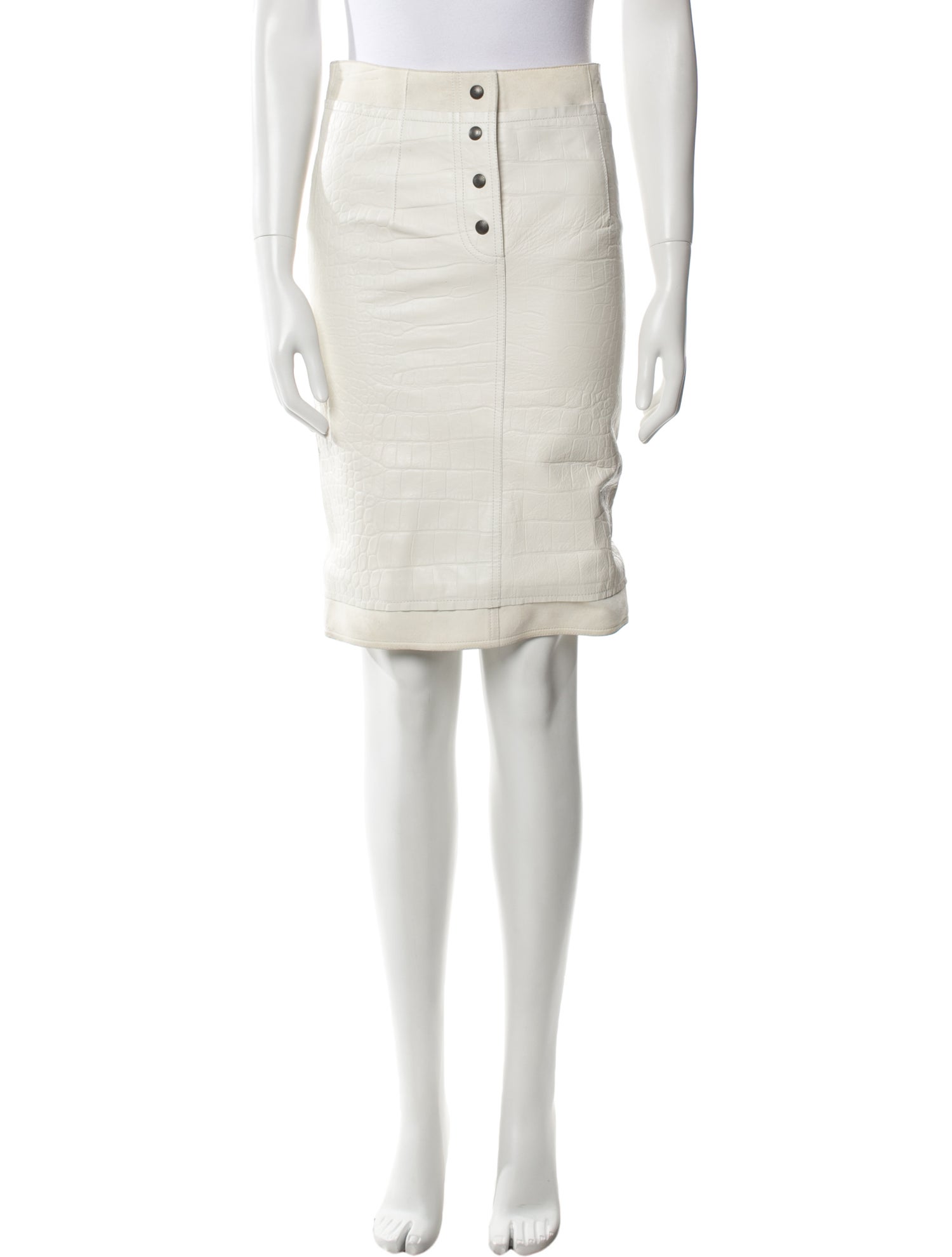 Tom Ford Calf Hair Knee-Length Skirt