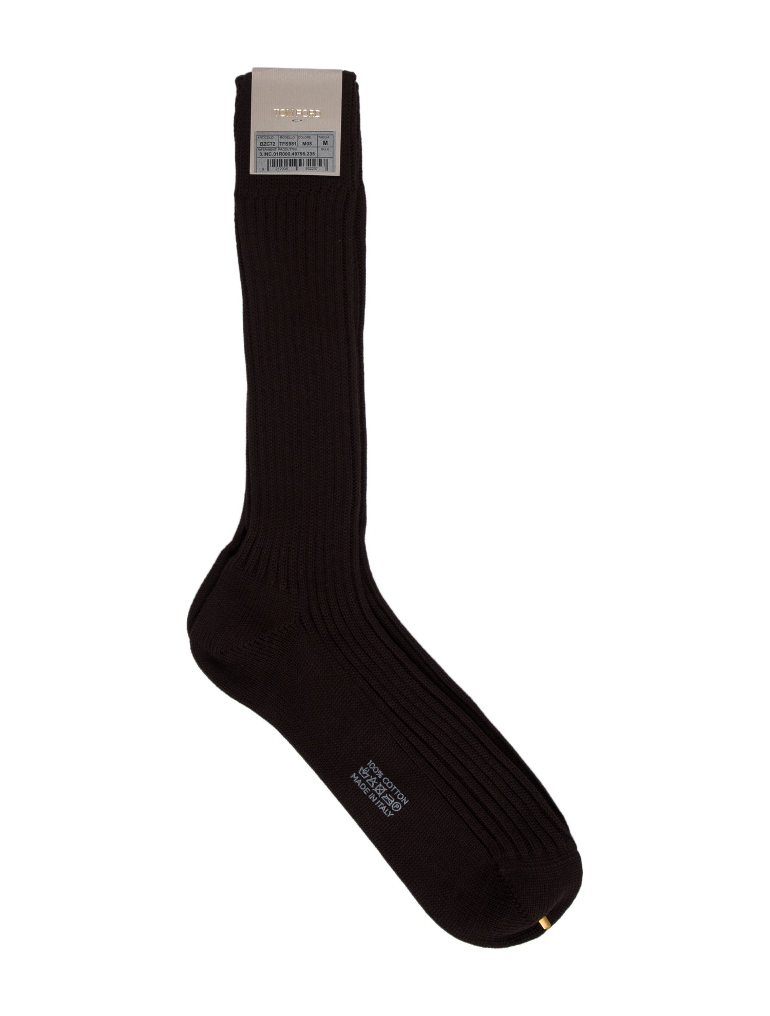 Tom Ford Embroidery Rib Socks