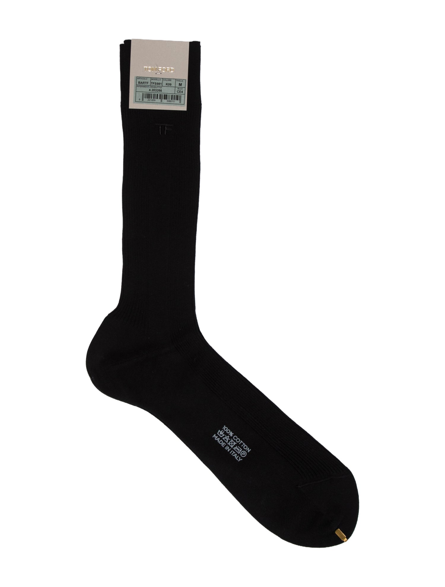 Tom Ford Embroidery Rib Socks