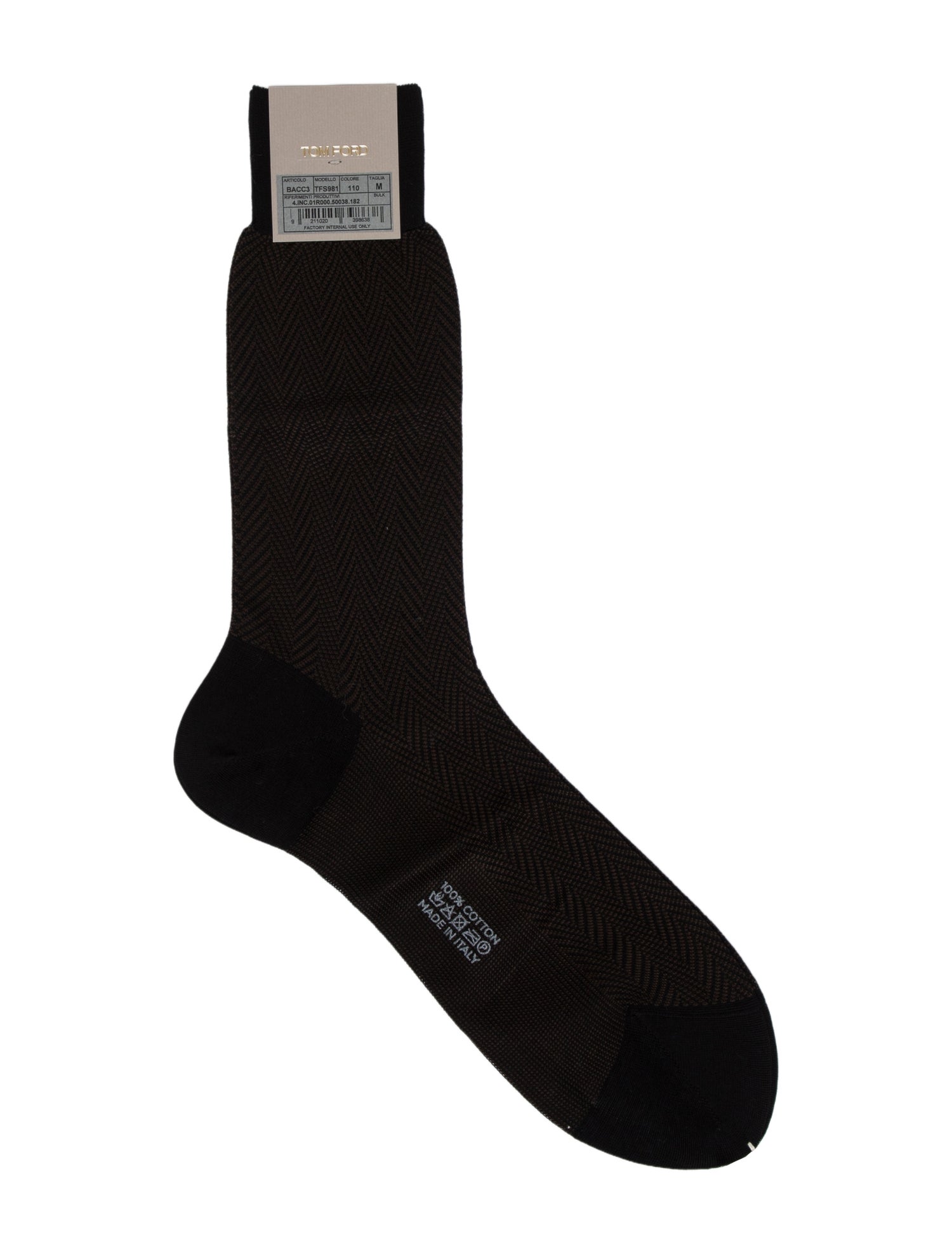 Tom Ford Embroidery Rib Socks