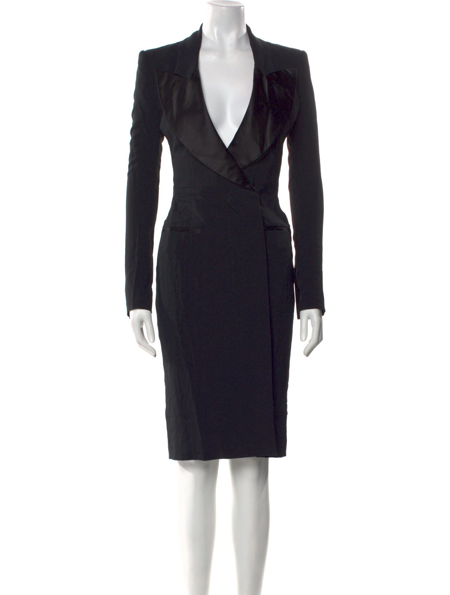 Tom Ford V-Neck Knee-Length Dress