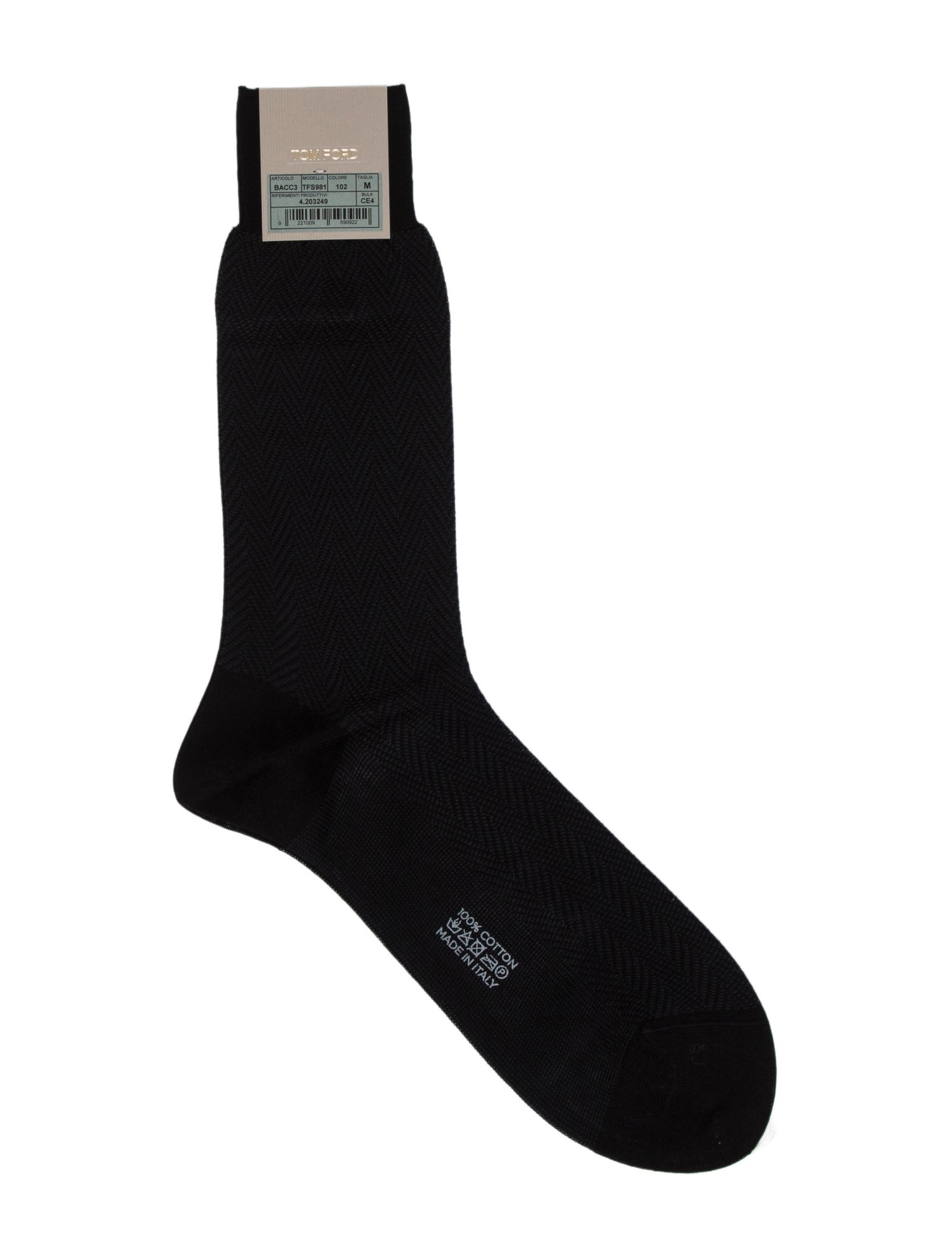 Tom Ford Embroidery Rib Socks