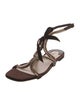 Tom Ford Velvet Patterned Gladiator Sandals