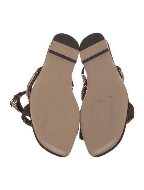 Tom Ford Velvet Patterned Gladiator Sandals