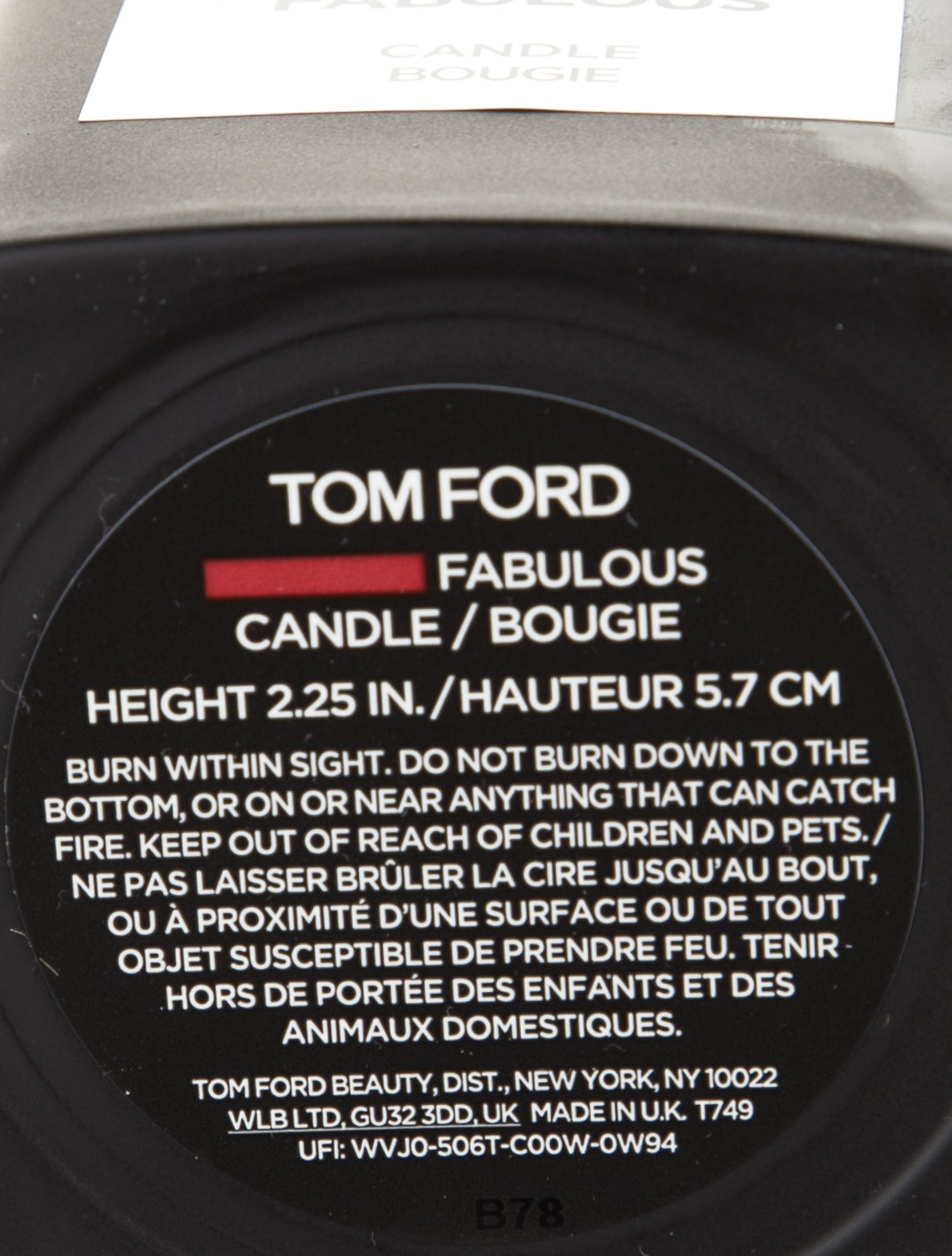 Tom Ford Fabulous Scented Candle